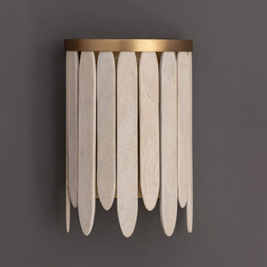Maxim - 22510WWTNAB - One Light Wall Sconce - Marimba - Weathered White