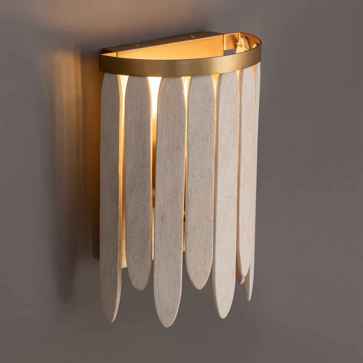 Maxim - 22510WWTNAB - One Light Wall Sconce - Marimba - Weathered White