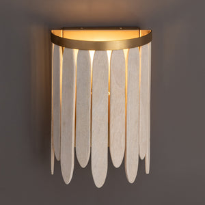 Maxim - 22510WWTNAB - One Light Wall Sconce - Marimba - Weathered White