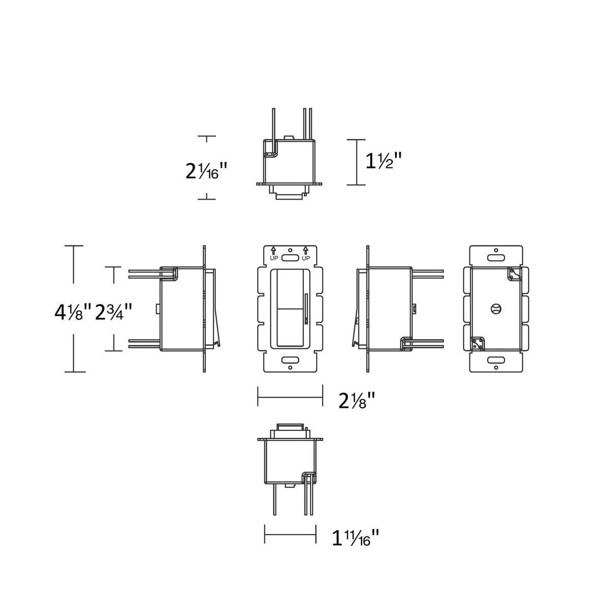 W.A.C. Lighting - EN-D24096-120-R - Wall Mounted Dimmer and Driver - Power Supply
