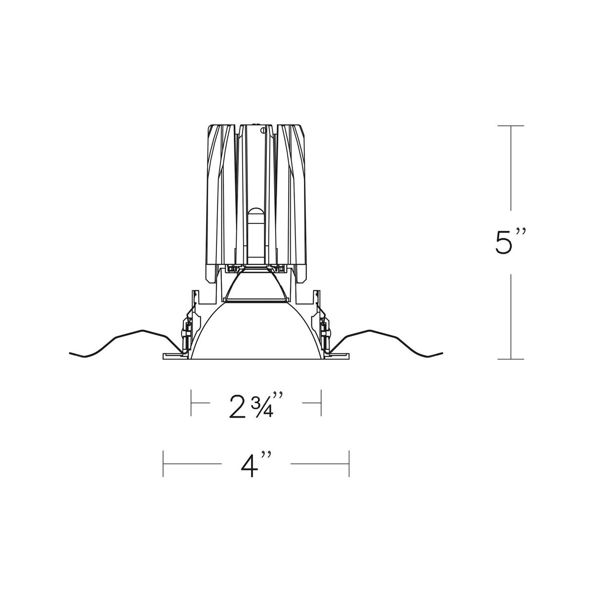 W.A.C. Lighting - R2FRDT-940-HZWT - LED Downlight Trim - 2In Fq Downlights - Haze/White