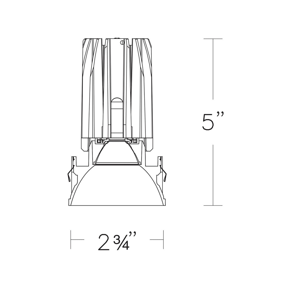 W.A.C. Lighting - R2FRDL-940-HZ - LED Downlight Trimless - 2In Fq Downlights - Haze