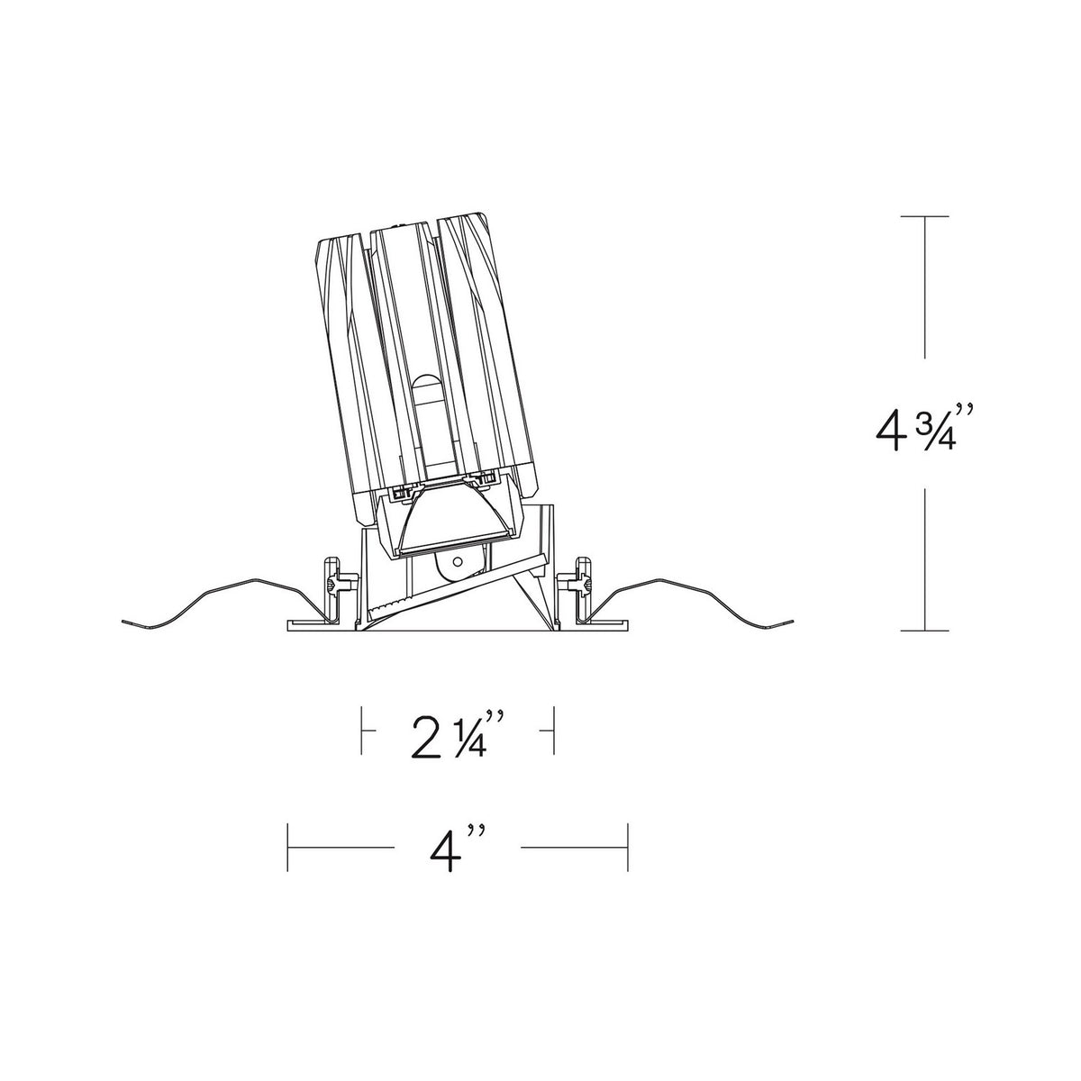 W.A.C. Lighting - R2FSWT-940-HZWT - LED Wall Wash Trim - 2In Fq Downlights - Haze/White