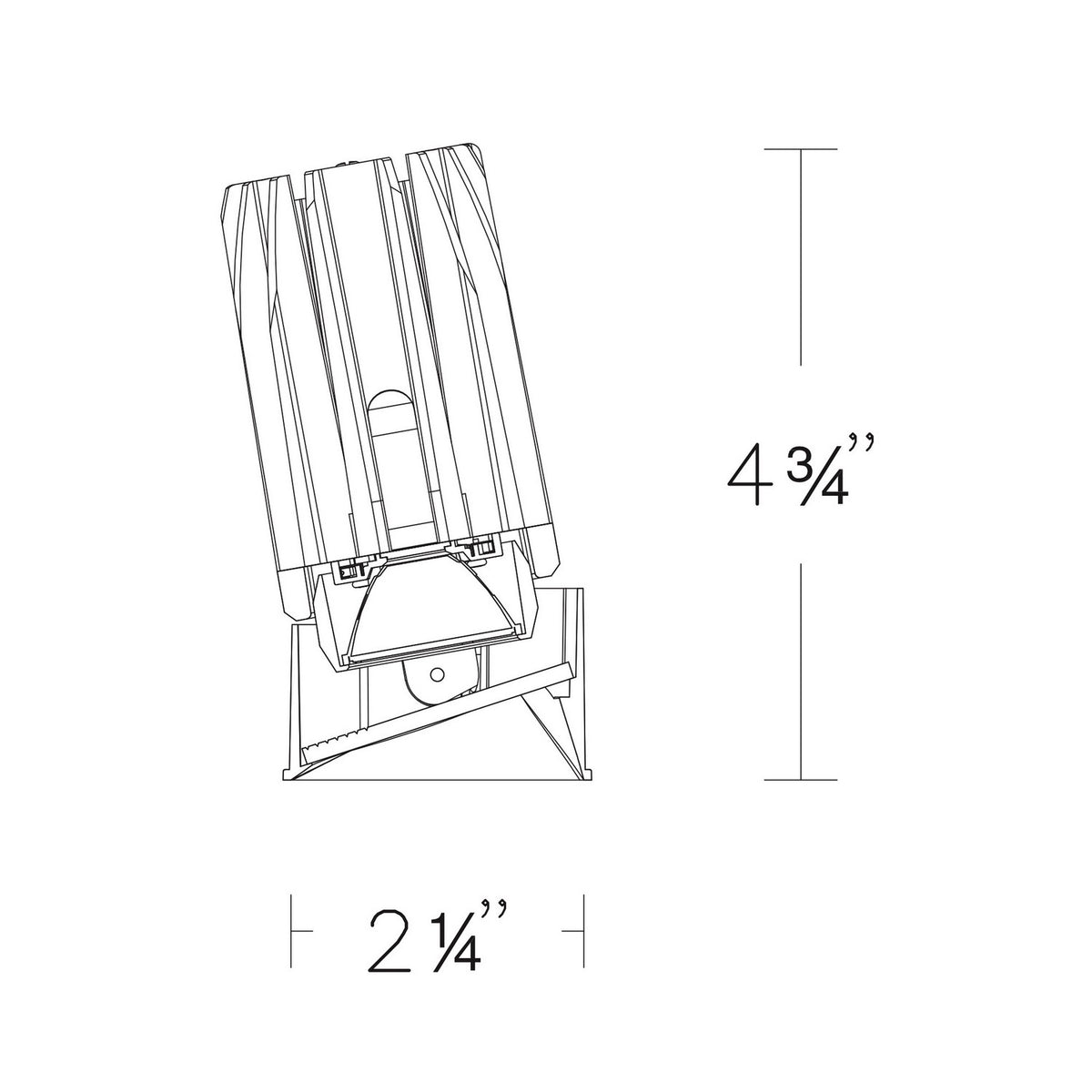 W.A.C. Lighting - R2FSWL-940-HZ - LED Wall Wash Trimless - 2In Fq Downlights - Haze
