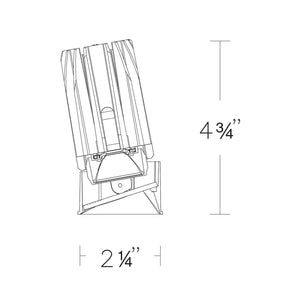 W.A.C. Lighting - R2FSWL-940-WT - LED Wall Wash Trimless - 2In Fq Downlights - White