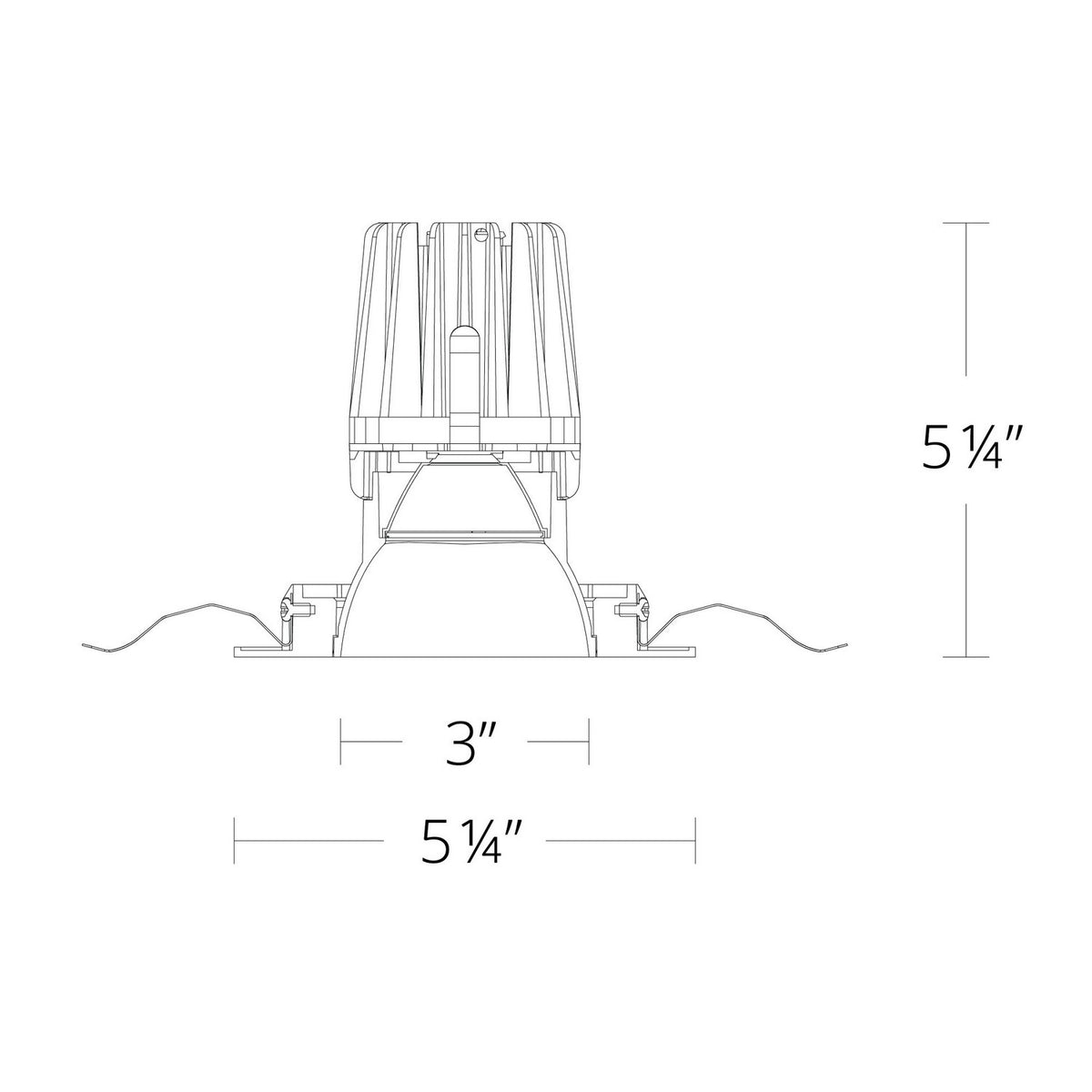 W.A.C. Lighting - R4FSDT-940-WT - LED Downlight Trim - 4In Fq Downlights - White