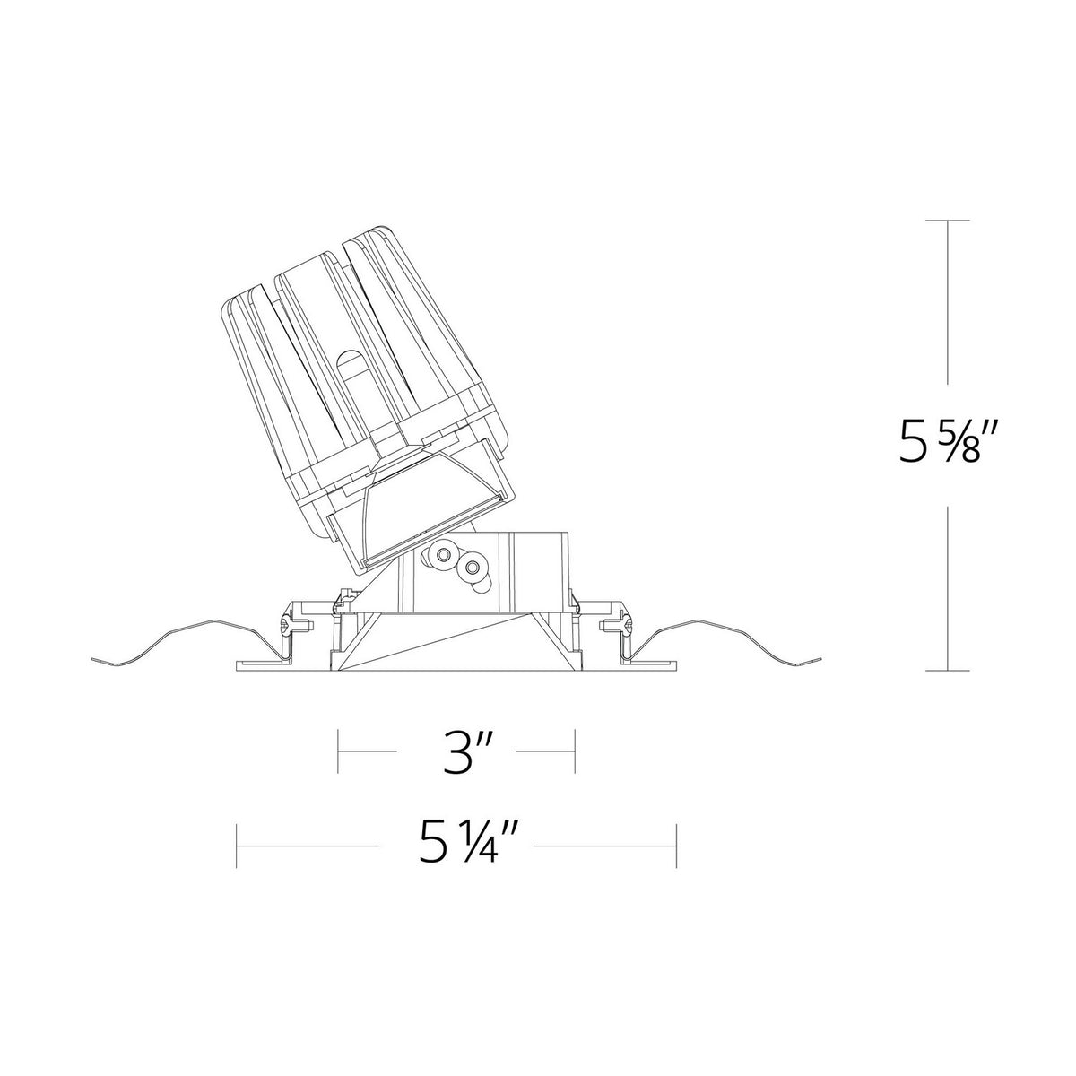 W.A.C. Lighting - R4FSAT-940-HZWT - LED Adjustable Trim - 4In Fq Downlights - Haze/White