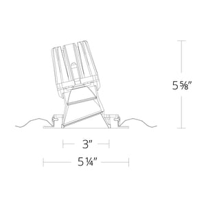 W.A.C. Lighting - R4FSWT-940-WT - LED Wall Wash Trim - 4In Fq Downlights - White