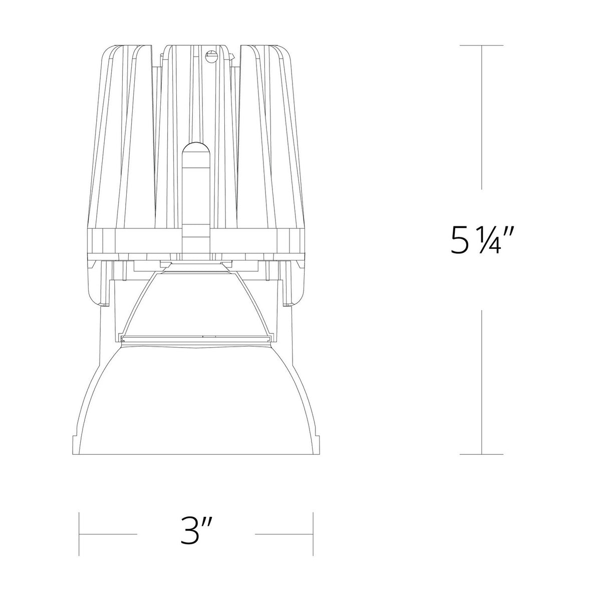W.A.C. Lighting - R4FSDL-940-DB - LED Downlight Trimless - 4In Fq Downlights - Dark Bronze
