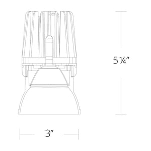 W.A.C. Lighting - R4FSDL-940-WT - LED Downlight Trimless - 4In Fq Downlights - White
