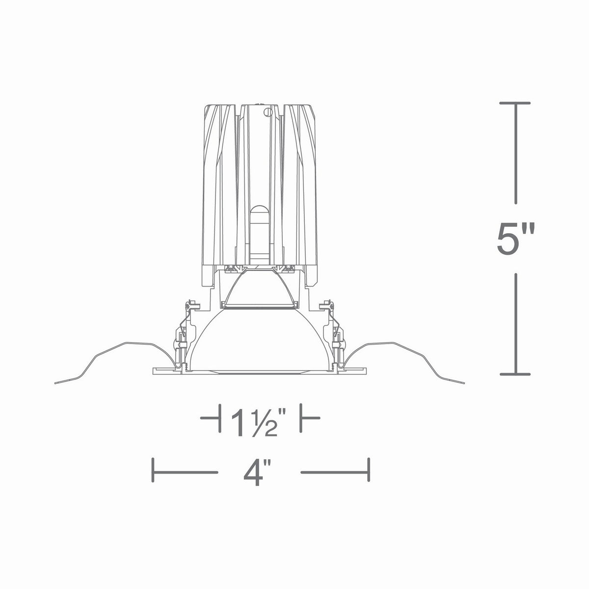 W.A.C. Lighting - R2FRPT-WD-BK - LED Pinhole Trim - 2In Fq Downlights - Black
