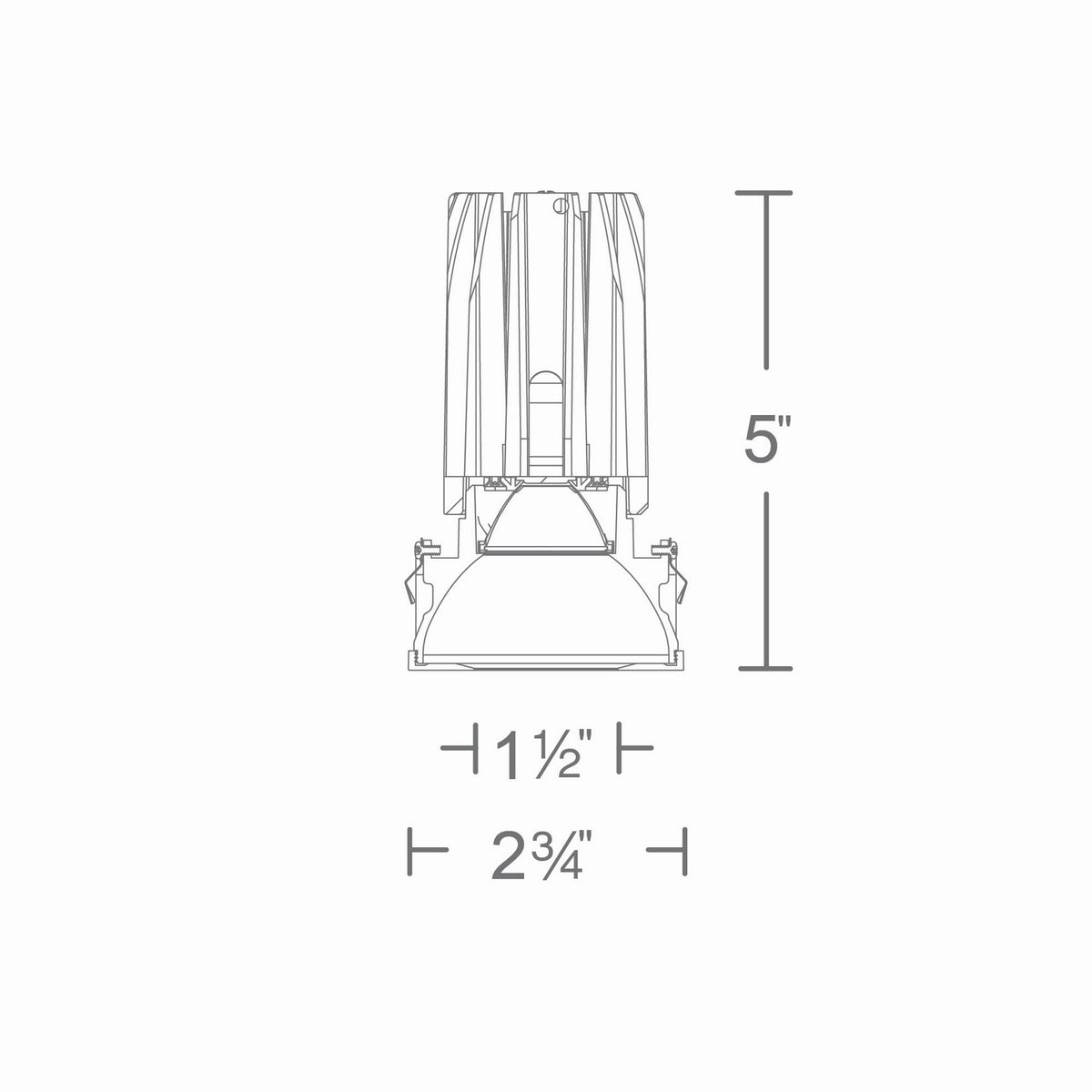 W.A.C. Lighting - R2FRPL-WD-WT - LED Pinhole Trimless - 2In Fq Downlights - White