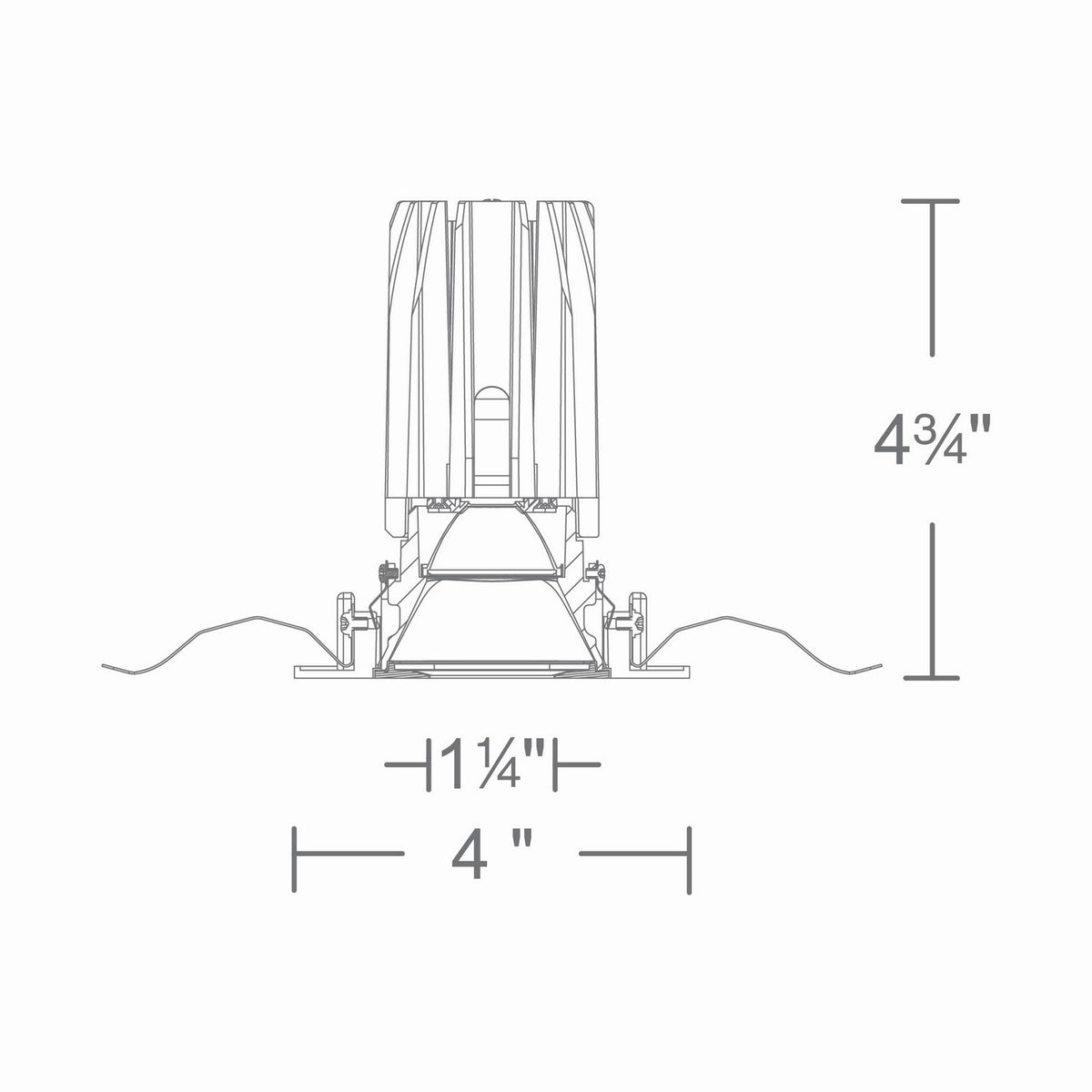 W.A.C. Lighting - R2FSPT-935-BK - LED Pinhole Trim - 2In Fq Downlights - Black