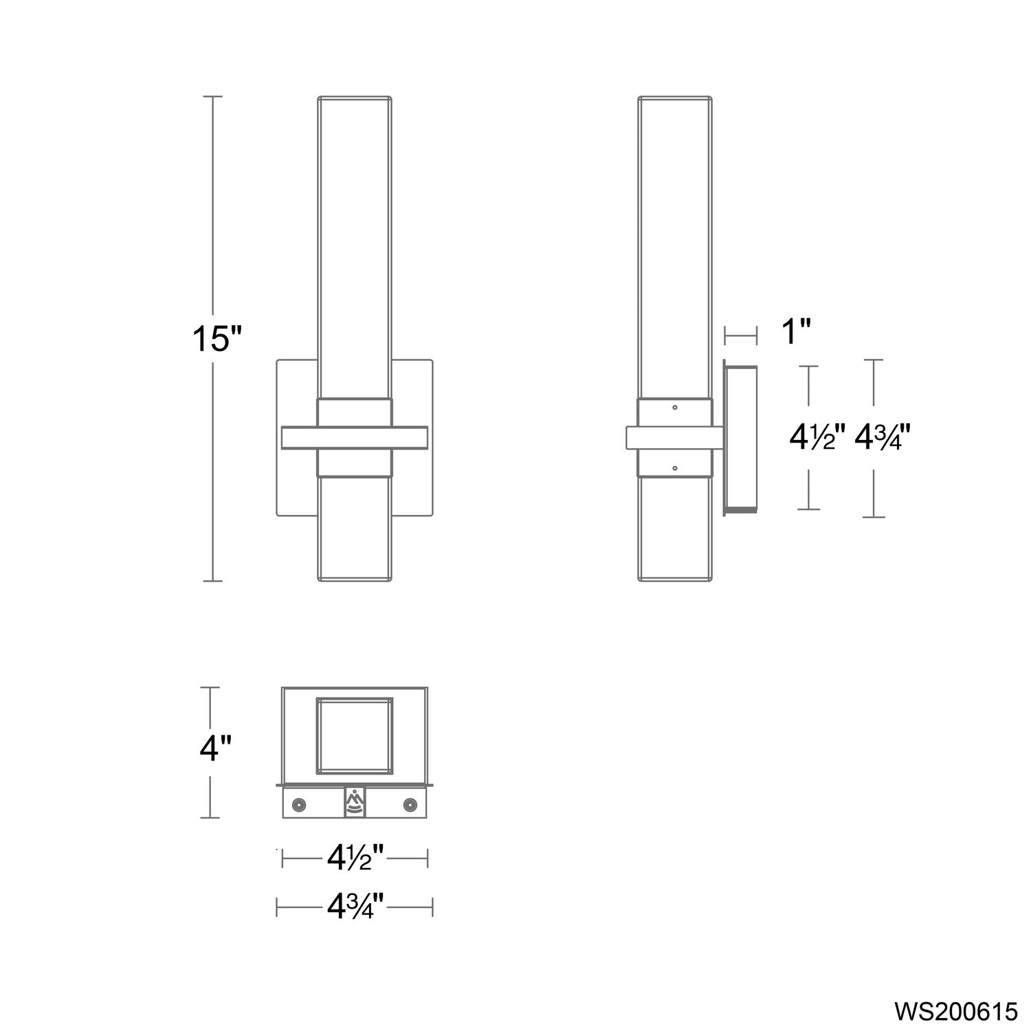 Modern Forms - WS200615-TWA-BN - LED Bath Vanity - Cinaplex - Brushed Nickel