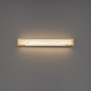 Modern Forms - WS262624-AB - LED Bath Vanity - Frozen Zone - Aged Brass