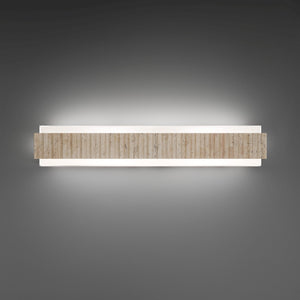 Modern Forms - WS270627-WV/AB - LED Bath Vanity - Magnate - Beige Travertine/Aged Brass