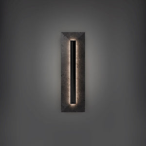 Modern Forms - WSW218620-BV/BK - LED Outdoor Wall Sconce - Bell Tower - Basalt Stone/Black