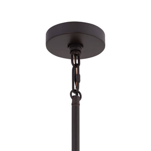 Minka-Lavery - 12455-860 - Six Light Pendant - Esbelta - Dark Bronze