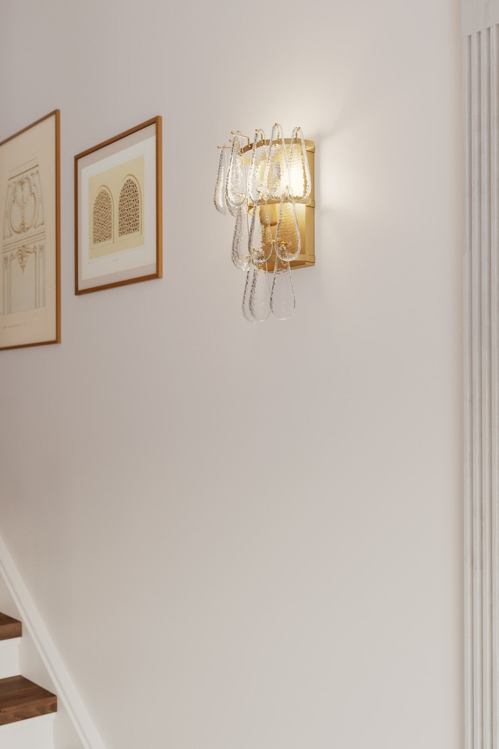Minka-Lavery - 12653-732 - Two Light Wall Sconce - Vionne - Legacy Brass