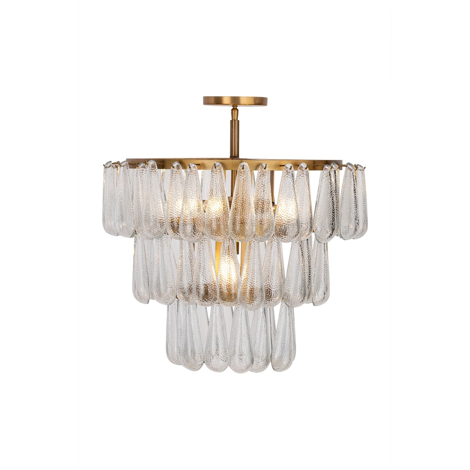 Minka-Lavery - 12654-732 - Five Light Semi-Flush Mount - Vionne - Legacy Brass