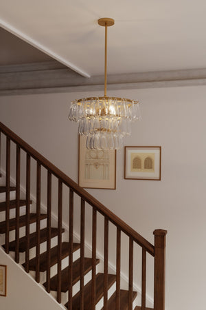 Minka-Lavery - 12654-732 - Five Light Semi-Flush Mount - Vionne - Legacy Brass