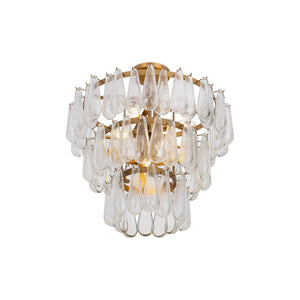 Minka-Lavery - 12654-732 - Five Light Semi-Flush Mount - Vionne - Legacy Brass