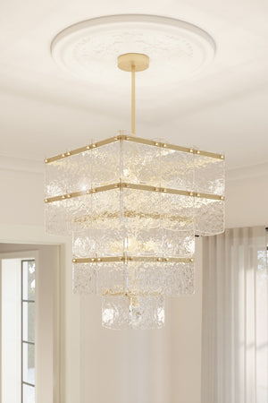 Minka-Lavery - 12759-732 - Nine Light Pendant - Kiori - Legacy Brass