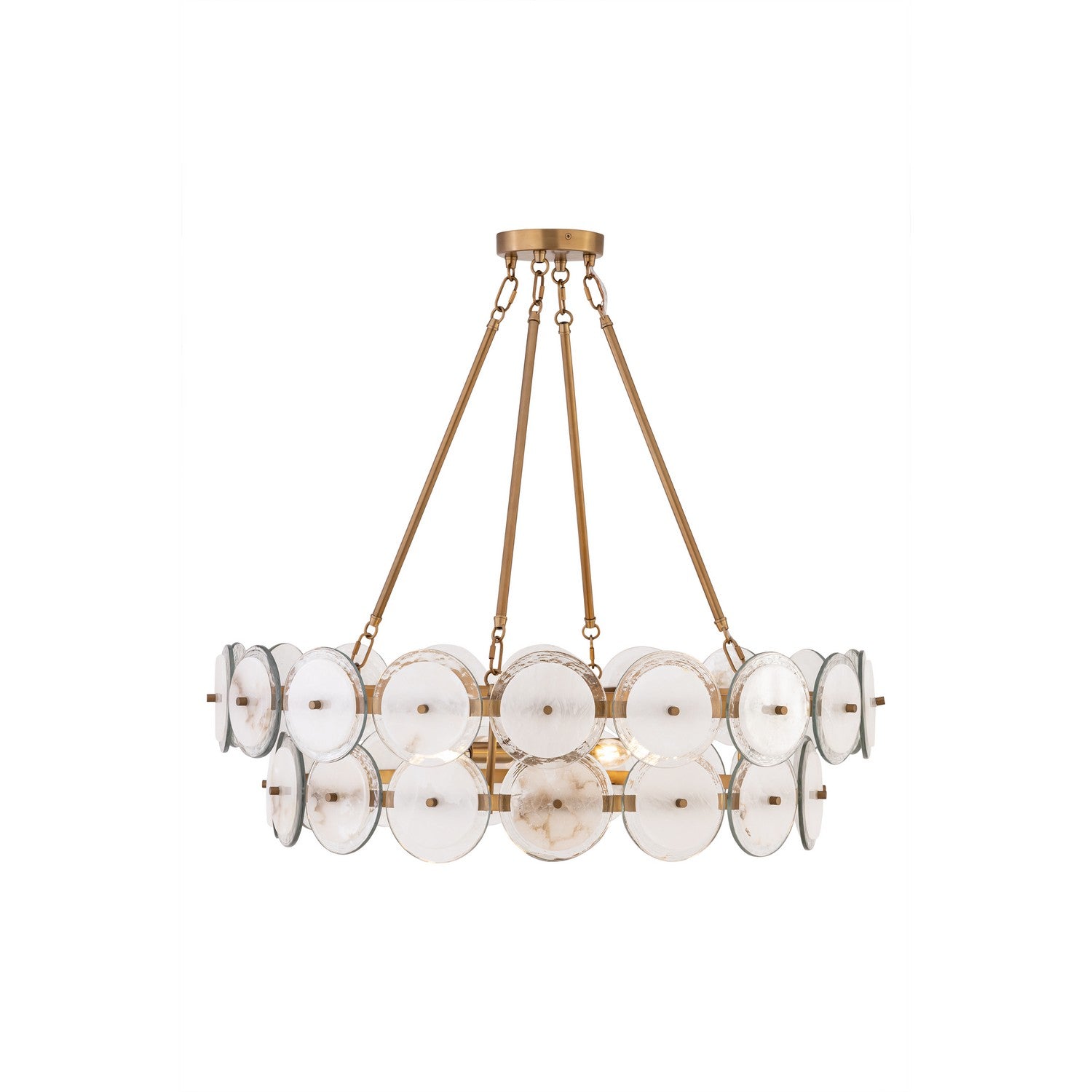 Minka-Lavery - 12855-732 - Four Light Pendant - Kintrel - Legacy Brass