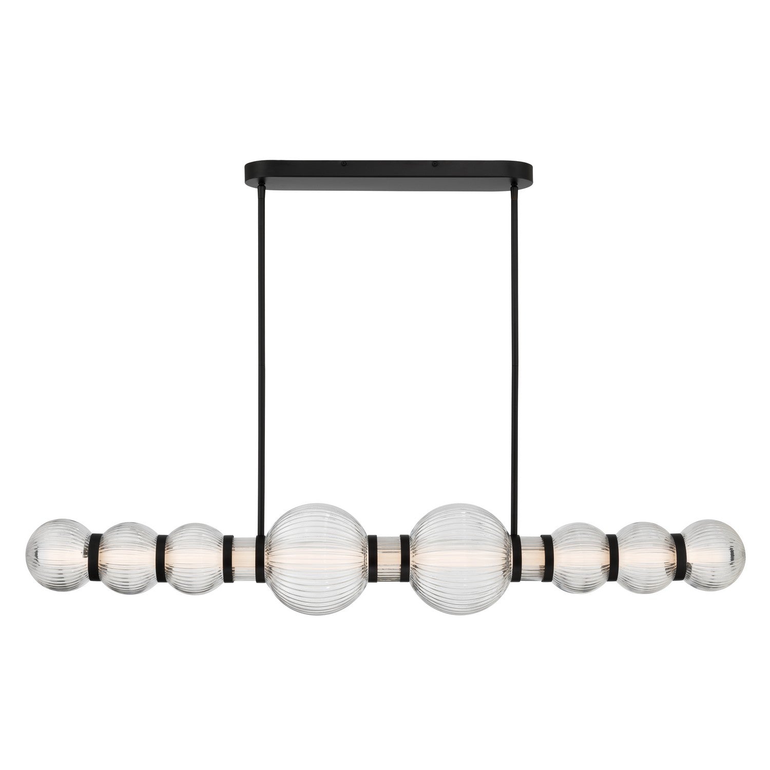 Minka-Lavery - 15037-899-L - LED Linear Chandelier - Cordel - Dark Matte Black