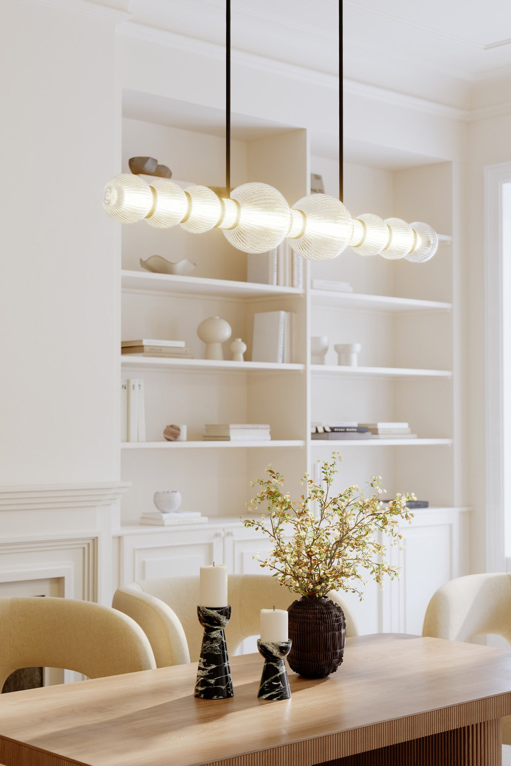 Minka-Lavery - 15037-899-L - LED Linear Chandelier - Cordel - Dark Matte Black