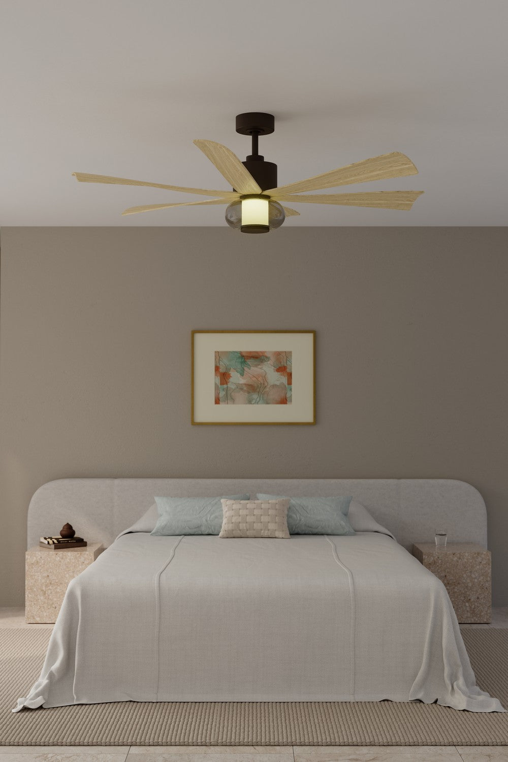 Minka Aire - F761L-DB/WTO - 56" Ceiling Fan - Veyra - Dark Bronze