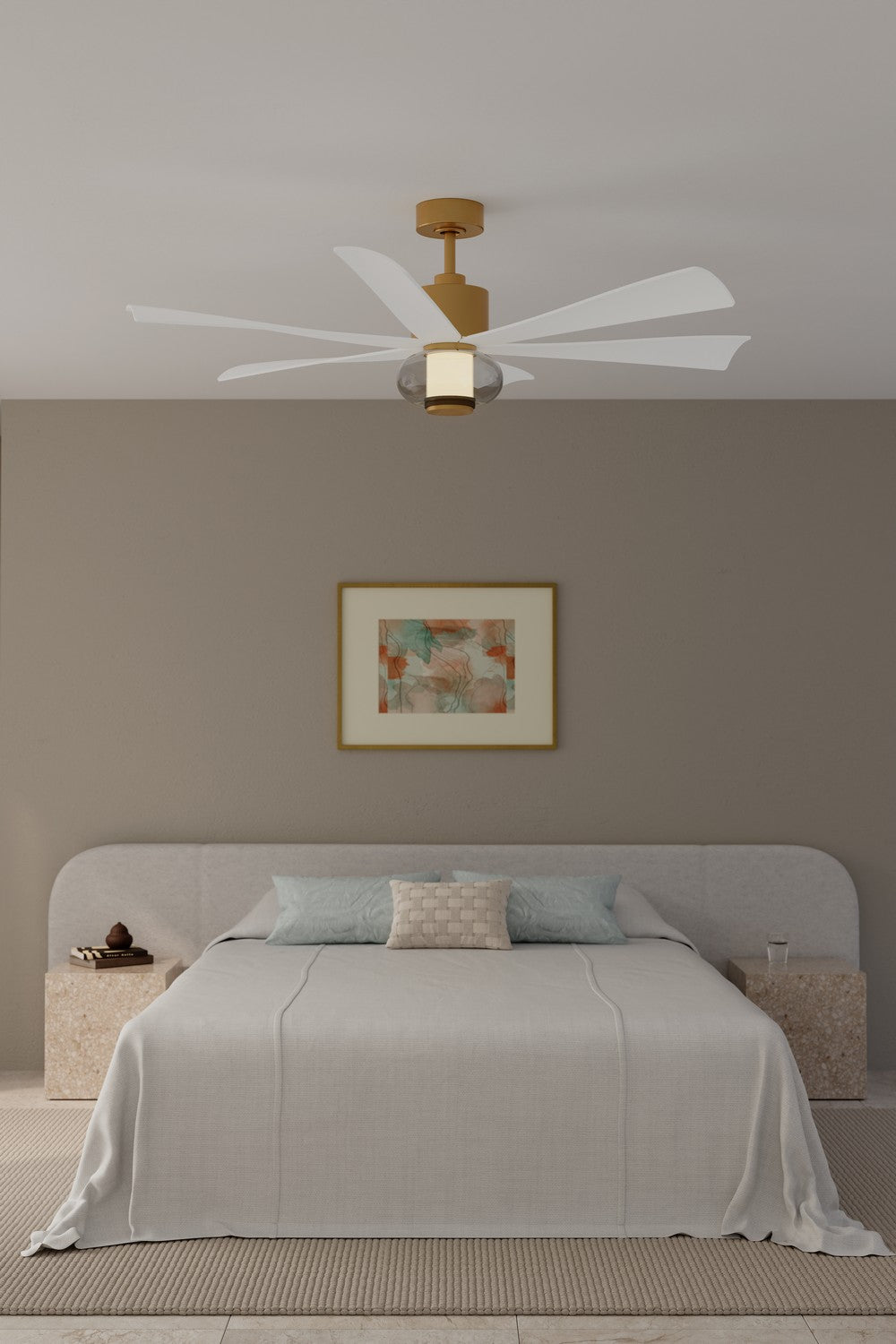 Minka Aire - F761L-LBR/ALW - 56" Ceiling Fan - Veyra - Legacy Brass