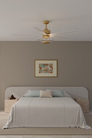 Minka Aire - F769L-HBR/ALW - 60" Ceiling Fan - Ligero - Heritage Brass