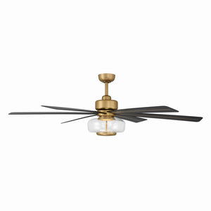 Minka Aire - F769L-HBR/CL - 60" Ceiling Fan - Ligero - Heritage Brass