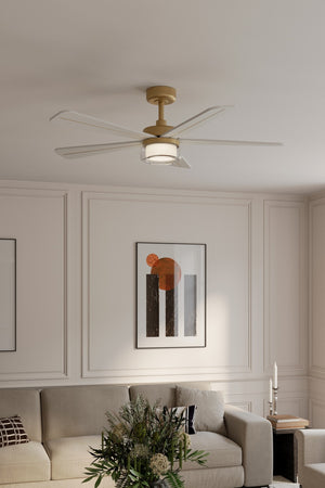 Minka Aire - F772L-LBR/ALW - 52" Ceiling Fan - Nellora - Legacy Brass