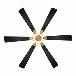 Minka Aire - F773L-HBR/CL - 60" Ceiling Fan - Brenix - Heritage Brass