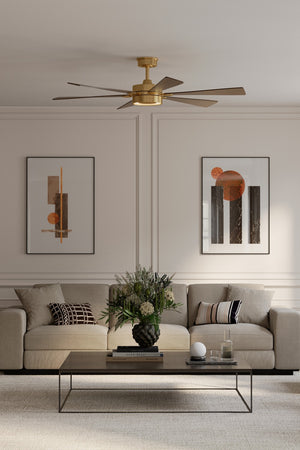Minka Aire - F773L-HBR/DO - 60" Ceiling Fan - Brenix - Heritage Brass