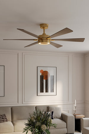 Minka Aire - F773L-HBR/DO - 60" Ceiling Fan - Brenix - Heritage Brass