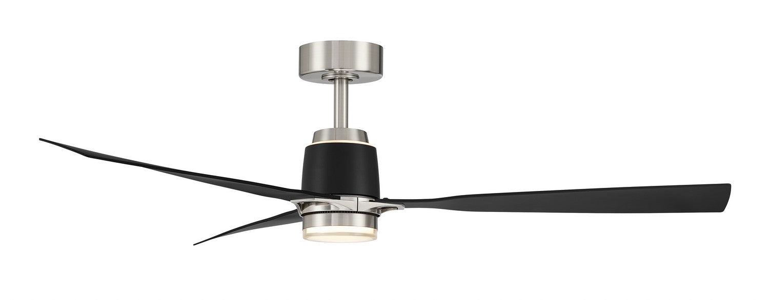 Minka Aire - F778L-BN/CL - 53" Ceiling Fan - Foxden - Brushed Nickel