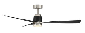 Minka Aire - F778L-BN/CL - 53" Ceiling Fan - Foxden - Brushed Nickel