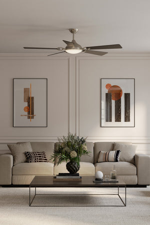 Minka Aire - F783L-BN/CL - 65" Ceiling Fan - Cadena - Brushed Nickel