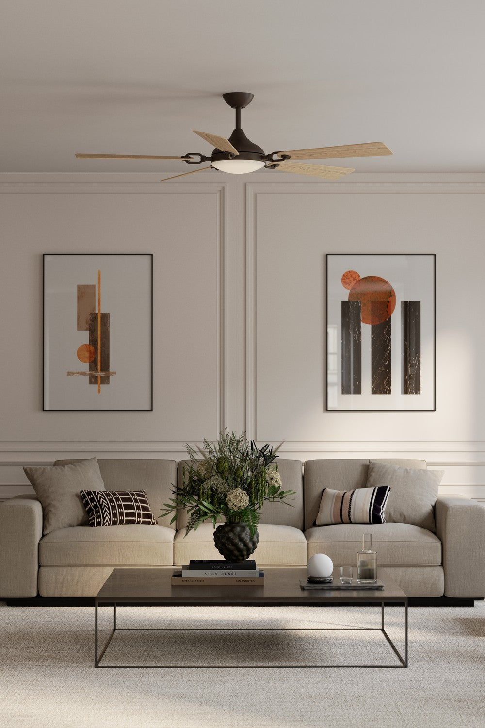 Minka Aire - F783L-DB/WTO - 65" Ceiling Fan - Cadena - Dark Bronze