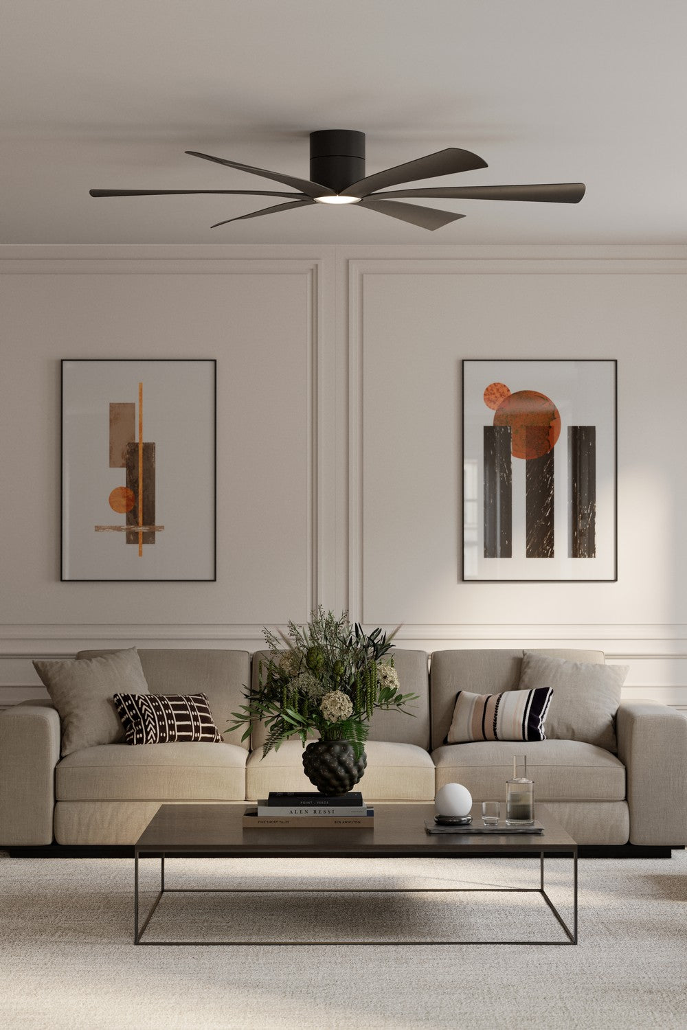 Minka Aire - F785L-CL - 65" Ceiling Fan - Brisano - Coal