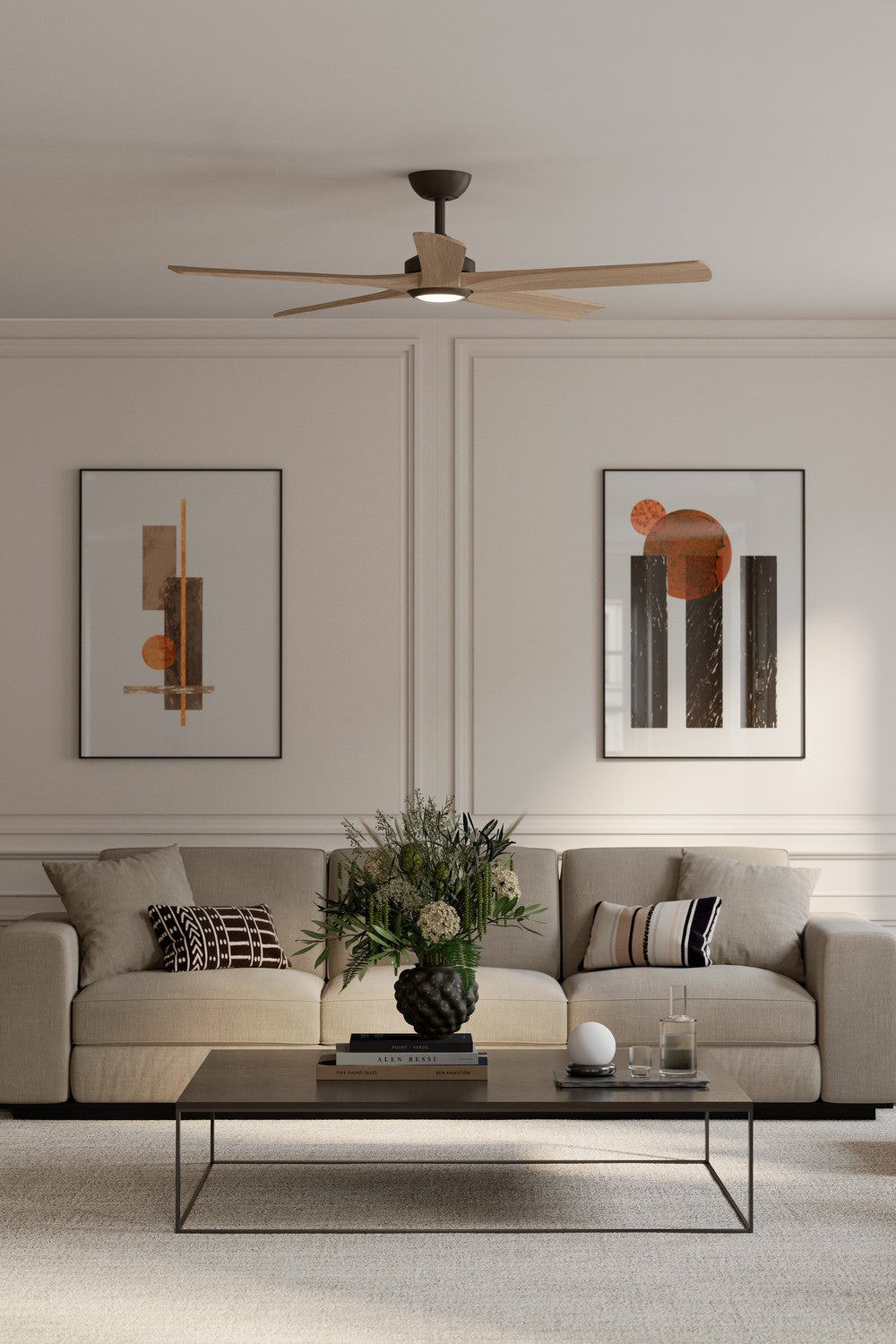 Minka Aire - F793L-DB/ASW - 56" Ceiling Fan - Seressa - Dark Bronze