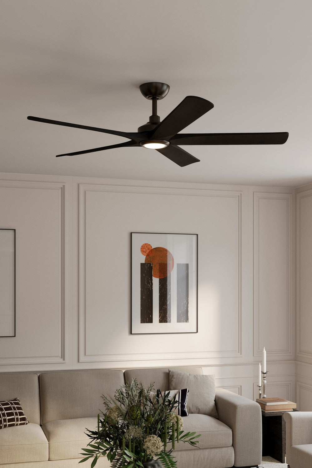 Minka Aire - F793L-RGM/CL - 56" Ceiling Fan - Seressa - Rustic Gun Metal