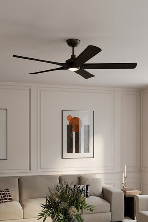 Minka Aire - F793L-RGM/CL - 56" Ceiling Fan - Seressa - Rustic Gun Metal