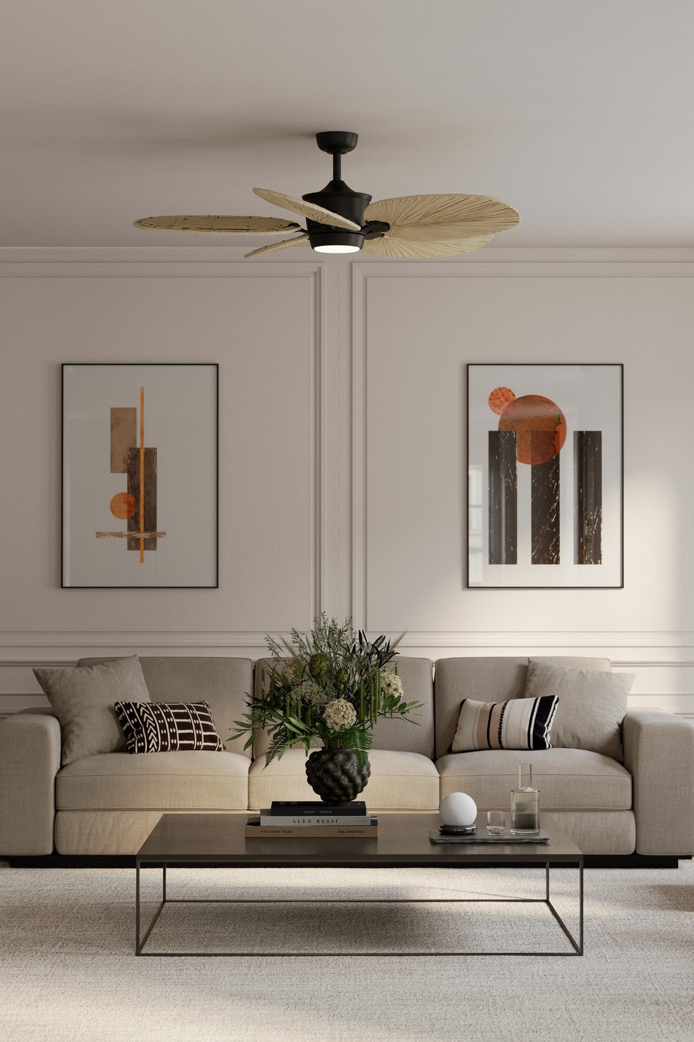 Minka Aire - F798L-CL/NPL - 60" Ceiling Fan - Portesa - Coal