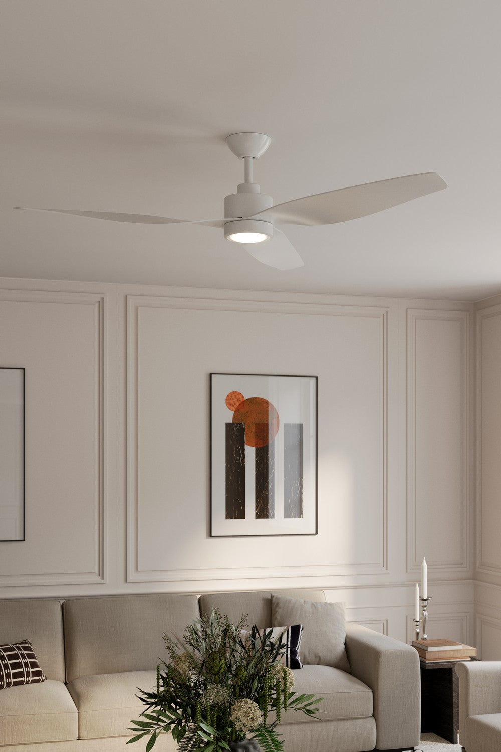 Minka Aire - F821L-WHF - 60" Ceiling Fan - Norwynd - Flat White