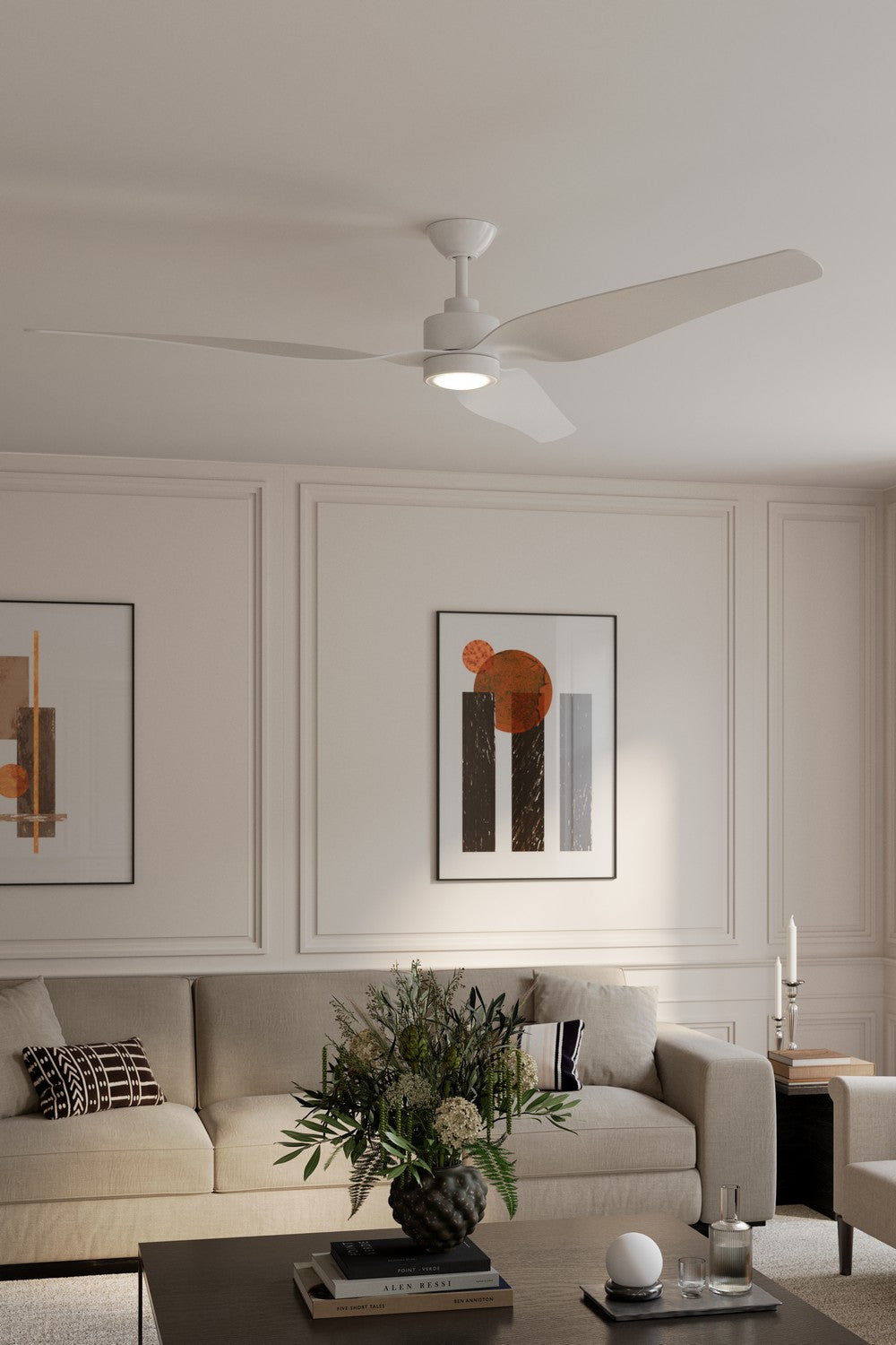 Minka Aire - F822L-WHF - 72" Ceiling Fan - Norwynd - Flat White