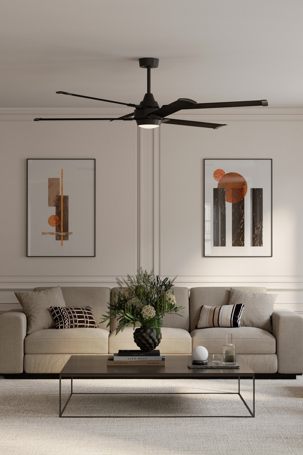 Minka Aire - F893L-CL - 72" Ceiling Fan - Soarin - Coal